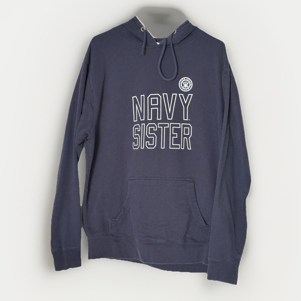 Navy Sister Sweatshirt‎ XL Blue Crewneck United States Navy Military Pullover